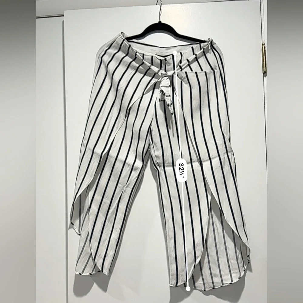 En Crème matching striped set with tank top and pants